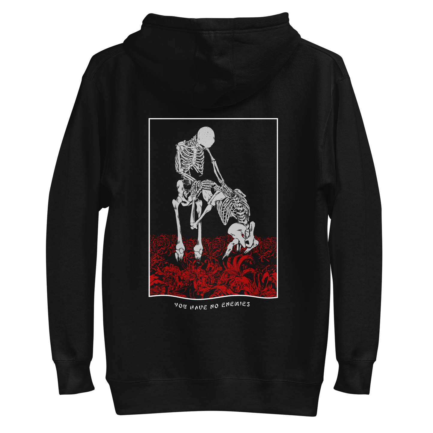 Skeleton "No Enemies" Hoodie / Vinland Saga