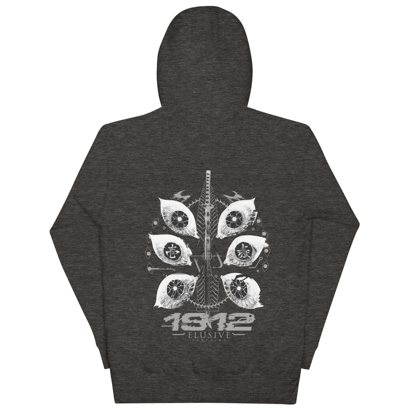 Kokushibo's Eyes Hoodie / Demon Slayer / White Print