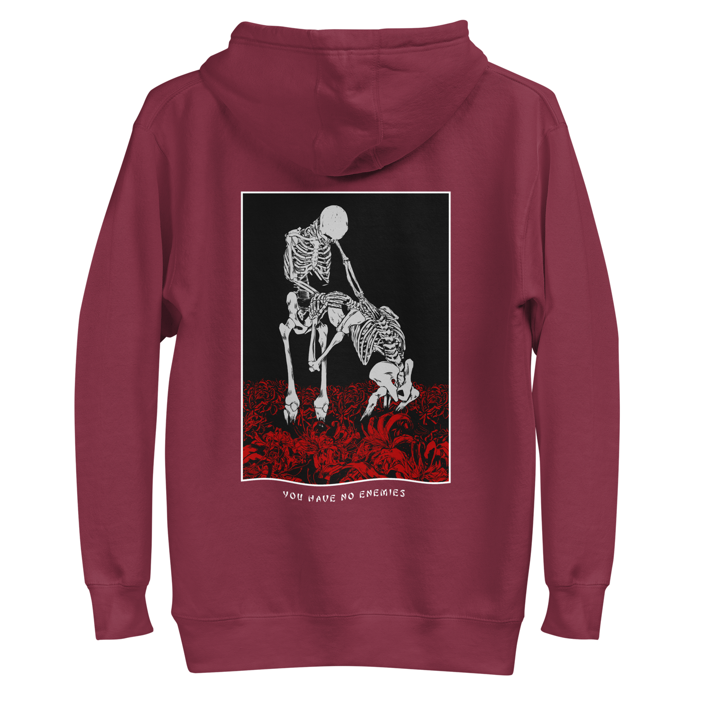 Skeleton "No Enemies" Hoodie / Vinland Saga